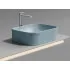 Умывальник CERAMICANOVA Element чаша накладная прямоугольная (цвет Голубой Матовый) CN6052ML