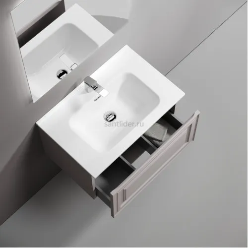 Тумба подвесная SANCOS Very 690х445х406, c одним ящиком оснащенным доводчиками, Doha Soft ,VR70SM