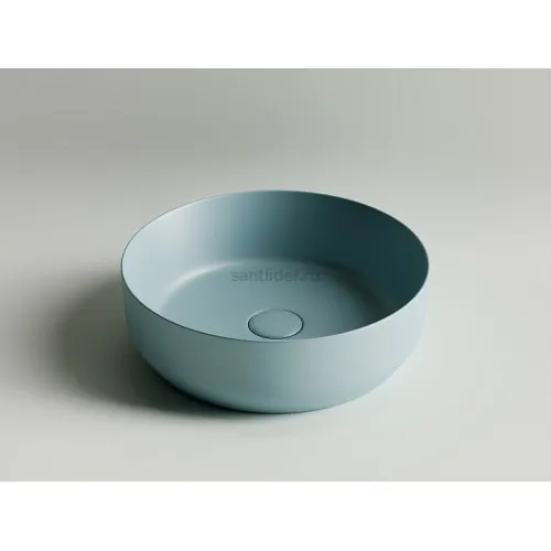 Умывальник CERAMICANOVA Element чаша накладная круглая (цвет Зеленый Матовый) CN6022MLG