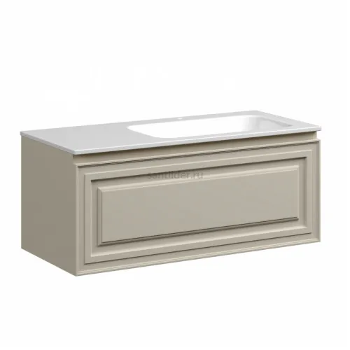 Тумба подвесная SANCOS под раковину Very правая, Beige Soft 995х445х406, VR100RCE