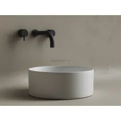 Умывальник CERAMICANOVA Element чаша накладная круглая (цвет Белый Матовый) CN6032MW
