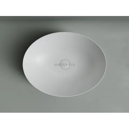 Умывальник CERAMICANOVA Element чаша накладная овальная (цвет Белый Матовый) CN6017MW