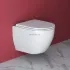 Унитаз подвесной Cezares STYLUS-TOR CZR-6601-TH-TOR безободковый со смывом TORNADO, без крышки-сидения