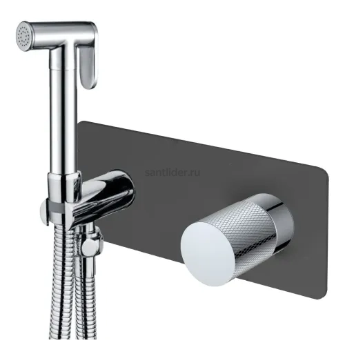 Смеситель гигиенический STICK BLACK TOUCH CHROME