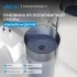 Раковина отдельностоящая прозрачная ABBER Kristall AT2701Saphir-H синяя