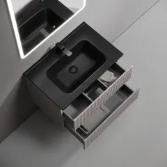Тумба подвесная SANCOS Snob R 690х445х500, c двумя ящиками оснащенными доводчиками, Doha Soft,SNR70SM