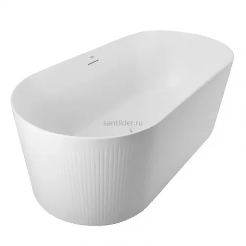 Ванна акриловая отдельностоящая матовая BelBagno BB411-1700-800-MATT