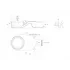 Душевой линейный трап 60 см BelBagno BB-LD-LUCE-60-BIANCO лоток белый матовый