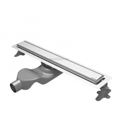 Душевой лоток Premium Linear 60см, нерж.сталь ХРОМ (Satin) Boheme