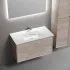Тумба подвесная SANCOS Marmi 2.0 890х445х520 с двумя ящиками оснащенными доводчиками скрытого монтажа, дуб галифакс натуральный, MR2.090EG