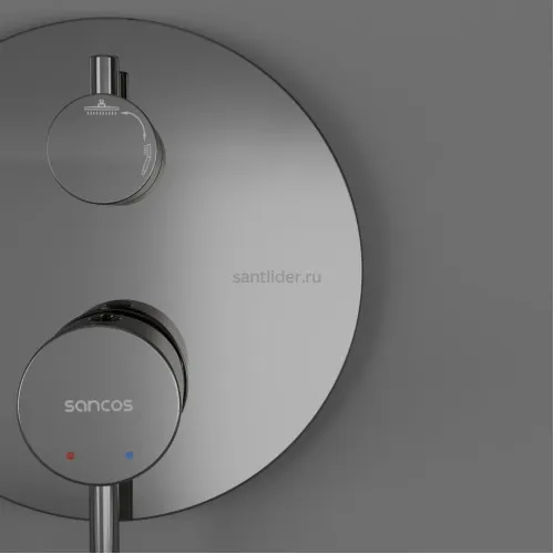 Душевой комплект SANCOS Select встраиваемый для душа, цвет хром, SC3003CH