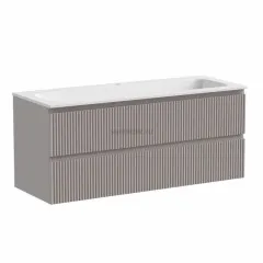 Тумба подвесная SANCOS под раковину Snob R, Doha Soft 1195х445х500, SNR120SM