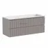 Тумба подвесная SANCOS под раковину Snob R, Doha Soft 1195х445х500, SNR120SM