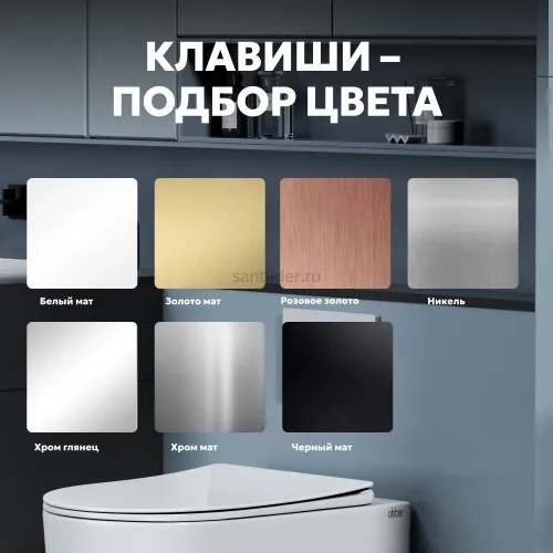 Кнопка смыва ABBER AC0121NG никель