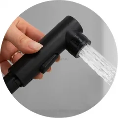 Cмеситель для раковины BelBagno BB-LVMD-NERO-W0 с вытяжным изливом
