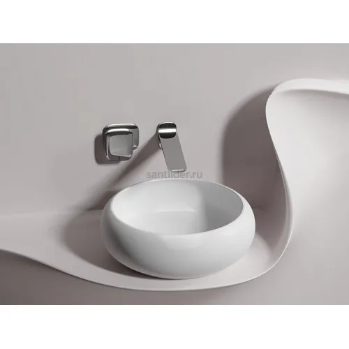 Умывальник CERAMICANOVA Element чаша накладная круглая (цвет Белый Матовый) CN6050MW