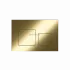 Кнопка смыва Balance, клавиши Square, цвет брашированное золото, CN12-002BG