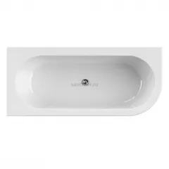 Ванна акриловая 180х80 угловая Cezares SLIM CORNER-180-80-60-L-W37-SET