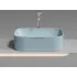 Умывальник CERAMICANOVA Element чаша накладная прямоугольная (цвет Голубой Матовый) CN6052ML