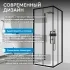 Душевой уголок ABBER Schwarzer Diamant AG02080BH-S80B