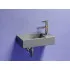 Умывальник CERAMICANOVA Element подвесной прямоугольный (чаша слева, отверстие под смеситель справа) цвет антрацит матовый CN6051LMH
