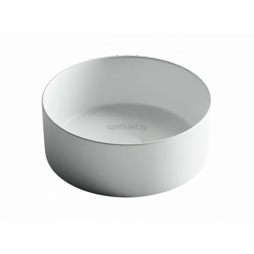 Умывальник CERAMICANOVA Element чаша накладная круглая (цвет Белый Матовый) CN6032MW