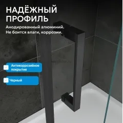Душевая дверь ABBER Zart AG08090B