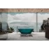 Ванна прозрачная ABBER Kristall AT9702Aquamarin бирюзовая