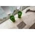 Раковина отдельностоящая прозрачная ABBER Kristall AT2701Emerald-H зеленая