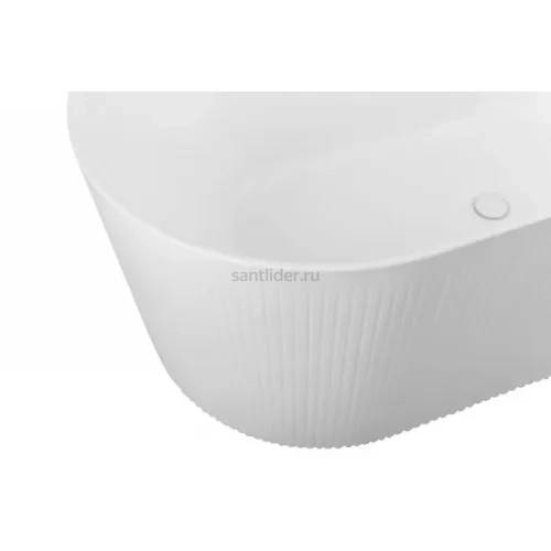 Ванна акриловая отдельностоящая матовая BelBagno BB411-1700-800-MATT
