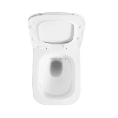 Унитаз подвесной безободковый с сиденьем и смывом TORNADO BelBagno KRAFT-TOR BB7106CH-TOR/SC