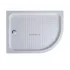 Душевой поддон акриловый 120х100 левосторонний Cezares TRAY-A-RH-120/100-550-15-W-L с сифоном