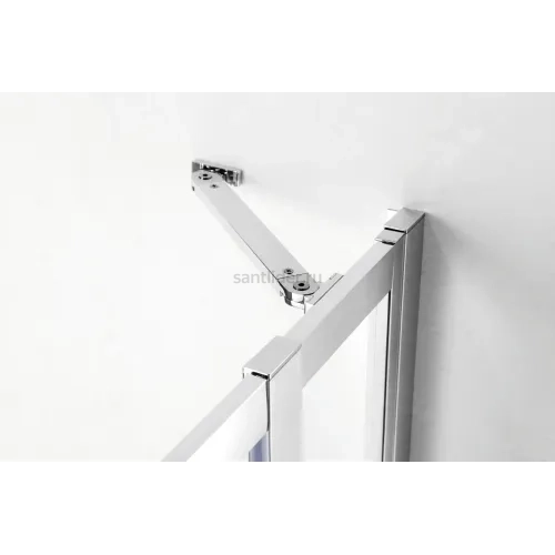 Душевой уголок Cezares MOLVENO-RH-1-120/100-C-Cr-IV, 120х100х195, профиль хром, стекло прозрачное