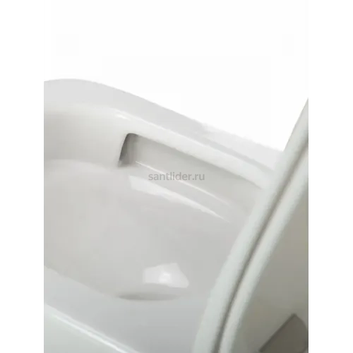 Унитаз подвесной безободковый с сиденьем и функцией биде TORNADO BelBagno KRAFT-TOR BB7106CH-TOR-BS/SC