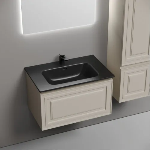 Тумба подвесная SANCOS Very 690х445х406, c одним ящиком оснащенным доводчиками, Beige Soft ,VR70CE