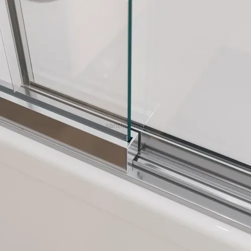 Душевая шторка на ванну CEZARES SLIDER-FIX-VF-11-90/150-C-Cr с фиксированным креплением одной створки