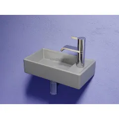 Умывальник CERAMICANOVA Element подвесной прямоугольный (чаша слева, отверстие под смеситель справа) цвет антрацит матовый CN6051LMH
