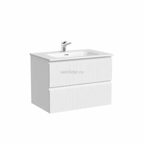 Тумба подвесная SANCOS Snob T 690х445х500, c двумя ящиками оснащенными доводчиками, Bianco,SNT70W