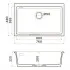 Мойка Omoikiri Omishima 76-U-WH Glossy
