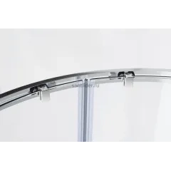 Душевой уголок Cezares MOLVENO-R-2-100-P-Cr, 100х100х195, профиль хром, стекло Punto матовое