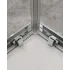 Душевой уголок Cezares MOLVENO-AH-21-80+20-C-Cr-IV, 100х80х195, профиль хром, стекло прозрачное
