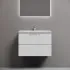 Тумба подвесная SANCOS Snob T 690х445х500, c двумя ящиками оснащенными доводчиками, Bianco,SNT70W