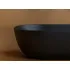Умывальник CERAMICANOVA Element чаша накладная прямоугольная (цвет Чёрный Матовый) CN6009MB