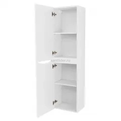 Пенал подвесной BelBagno FLY-MARINO-1500-2A-SC-BL-P-L левосторонний, Bianco Lucido