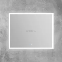 Зеркало BelBagno SPC-GRT-1000-800-LED-TCH-SND со встроенной подсветкой, голосовым управлением и подогревом