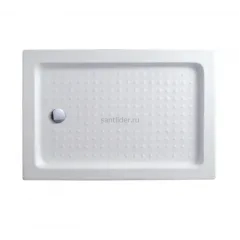 Поддон для душа акриловый 100х90 Cezares TRAY-A-AH-100/90-15-W с сифоном