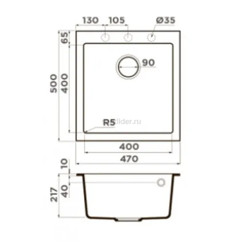 Мойка Omoikiri Bosen 47-SA