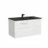 Тумба подвесная SANCOS Snob R 890х445х500, c двумя ящиками оснащенными доводчиками, Bianco,SNR90W