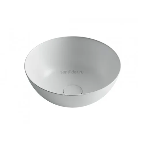 Умывальник CERAMICANOVA Element чаша накладная круглая (цвет Белый Матовый) CN6003