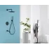 Душевая система ABBER Wasser Kreis AF8117B скрытого монтажа с изливом, черная матовая